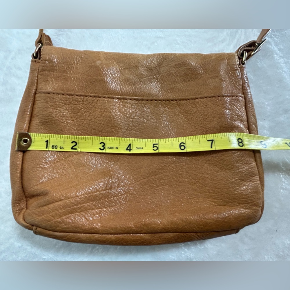 Margot Classic Soft Brown Leather Boho Crossbody Bag & Adjustable Shoulder Strap - Picture 9 of 13